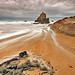 Seaside, Oregon Rocks and Surf