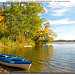 Real Autumn Lake Pleasant Pennsylvania