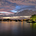 World Showcase Lagoon at Dusk, Epcot, Walt Disney World, Florida