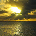 Sunset at Sunset Beach in Oahu, Hawaii